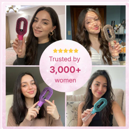 Cepillo desenredante 2 en 1 con pulverizador